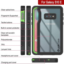 Load image into Gallery viewer, Galaxy S10 Water/Shockproof Screen Protector Case [Light Green]
