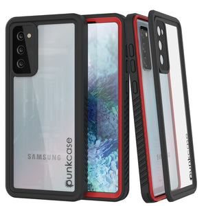 Galaxy S20 FE Water/Shock/Snowproof [Extreme Series] Slim Screen Protector Case [Red]