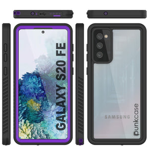 Galaxy S20 FE Water/Shockproof [Extreme Series] Slim Screen Protector Case [Purple]