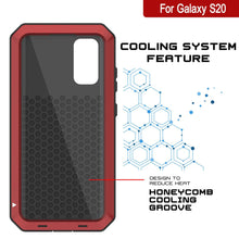 Load image into Gallery viewer, Galaxy s20 Metal Case, Heavy Duty Military Grade Rugged Armor Cover [Red]
