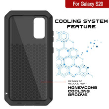 Load image into Gallery viewer, Galaxy s20 Metal Case, Heavy Duty Military Grade Rugged Armor Cover [Black]
