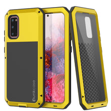 Load image into Gallery viewer, Galaxy s20 Metal Case, Heavy Duty Military Grade Rugged Armor Cover [Neon]
