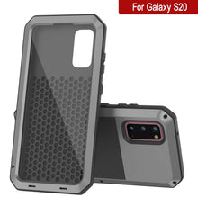 Load image into Gallery viewer, Galaxy s20 Metal Case, Heavy Duty Military Grade Rugged Armor Cover [Silver]
