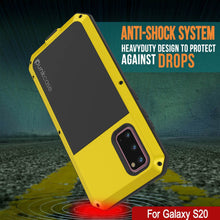 Load image into Gallery viewer, Galaxy s20 Metal Case, Heavy Duty Military Grade Rugged Armor Cover [Neon]
