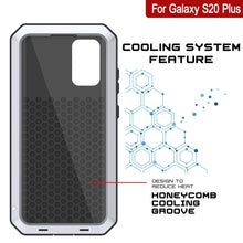 Load image into Gallery viewer, Galaxy s20+ Plus Metal Case, Heavy Duty Military Grade Rugged Armor Cover [White]
