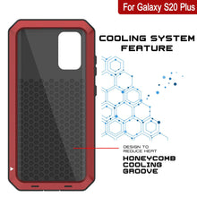 Load image into Gallery viewer, Galaxy s20+ Plus Metal Case, Heavy Duty Military Grade Rugged Armor Cover [Red]
