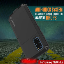Load image into Gallery viewer, Galaxy s20+ Plus Metal Case, Heavy Duty Military Grade Rugged Armor Cover [Black]
