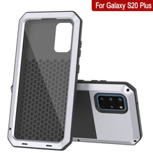 Load image into Gallery viewer, Galaxy s20+ Plus Metal Case, Heavy Duty Military Grade Rugged Armor Cover [White]
