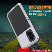 Load image into Gallery viewer, Galaxy s20+ Plus Metal Case, Heavy Duty Military Grade Rugged Armor Cover [White]
