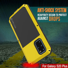 Load image into Gallery viewer, Galaxy s20+ Plus Metal Case, Heavy Duty Military Grade Rugged Armor Cover [Neon]
