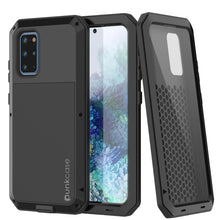 Load image into Gallery viewer, Galaxy s20+ Plus Metal Case, Heavy Duty Military Grade Rugged Armor Cover [Black]
