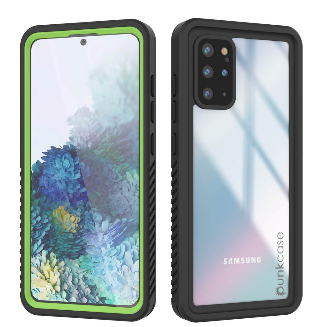 Galaxy S20+ Plus Water/Shockproof [Extreme Series] Screen Protector Case [Light Green]