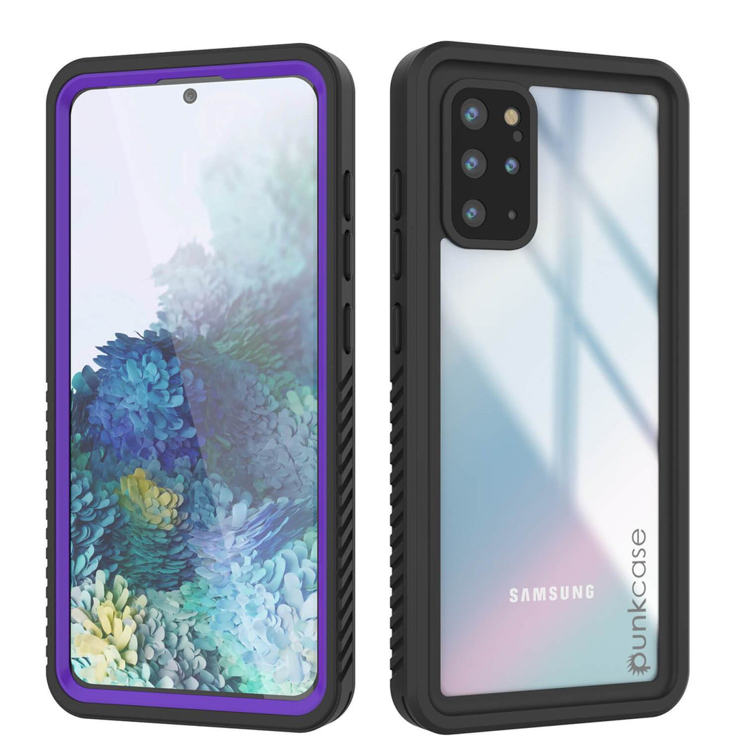 Galaxy S20+ Plus Water/Shockproof [Extreme Series] Slim Screen Protector Case [Purple]