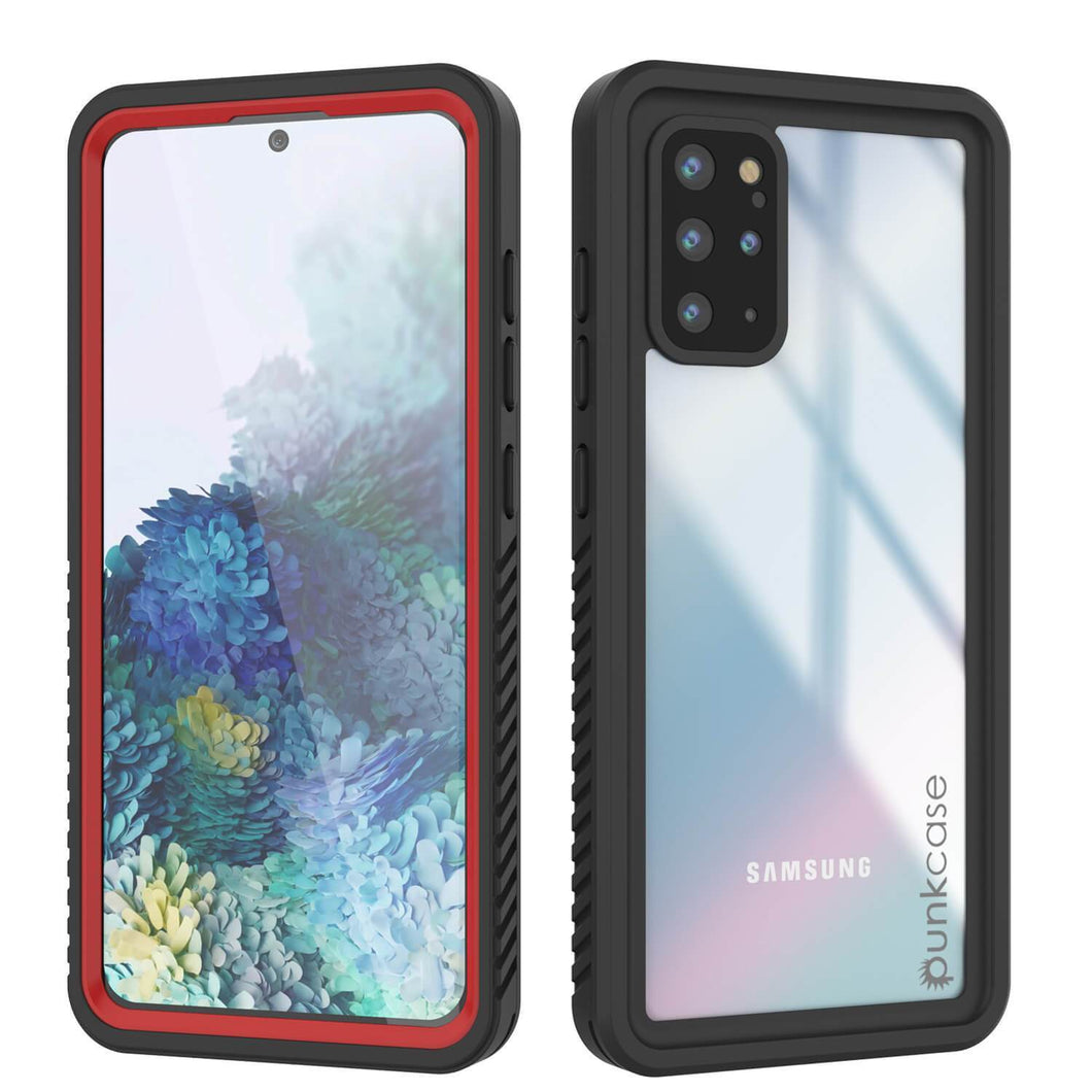 Galaxy S20+ Plus Water/Shock/Snowproof [Extreme Series] Slim Screen Protector Case [Red]