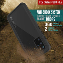 Load image into Gallery viewer, Galaxy S20+ Plus Waterproof Case PunkCase StudStar Black Thin 6.6ft Underwater IP68 Shock/Snow Proof
