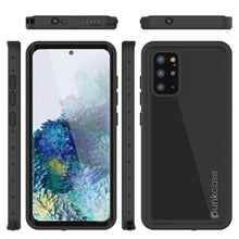 Load image into Gallery viewer, Galaxy S20+ Plus Waterproof Case PunkCase StudStar Black Thin 6.6ft Underwater IP68 Shock/Snow Proof
