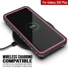 Load image into Gallery viewer, Galaxy S20+ Plus Waterproof Case PunkCase StudStar Pink Thin 6.6ft Underwater IP68 Shock/Snow Proof
