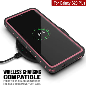 Galaxy S20+ Plus Waterproof Case PunkCase StudStar Pink Thin 6.6ft Underwater IP68 Shock/Snow Proof