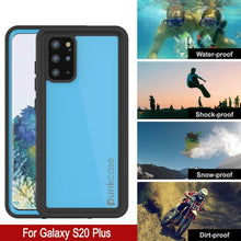 Load image into Gallery viewer, Galaxy S20+ Plus Waterproof Case PunkCase StudStar Light Blue Thin 6.6ft Underwater IP68 ShockProof
