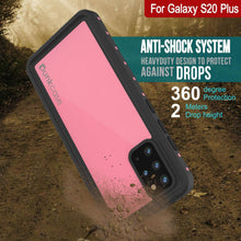 Load image into Gallery viewer, Galaxy S20+ Plus Waterproof Case PunkCase StudStar Pink Thin 6.6ft Underwater IP68 Shock/Snow Proof
