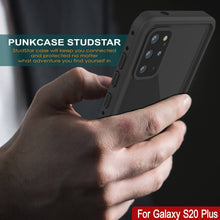 Load image into Gallery viewer, Galaxy S20+ Plus Waterproof Case PunkCase StudStar Black Thin 6.6ft Underwater IP68 Shock/Snow Proof
