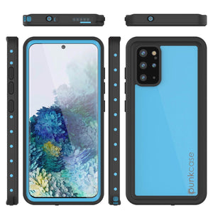 Galaxy S20+ Plus Waterproof Case PunkCase StudStar Light Blue Thin 6.6ft Underwater IP68 ShockProof