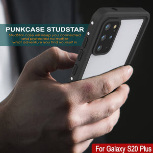 Galaxy S20+ Plus Waterproof Case, Punkcase StudStar White Thin 6.6ft Underwater IP68 Shock/Snow Proof