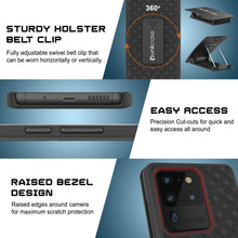 Load image into Gallery viewer, Galaxy S24 Ultra Case, Punkcase Holster Belt Clip With Screen Protector [Teal]
