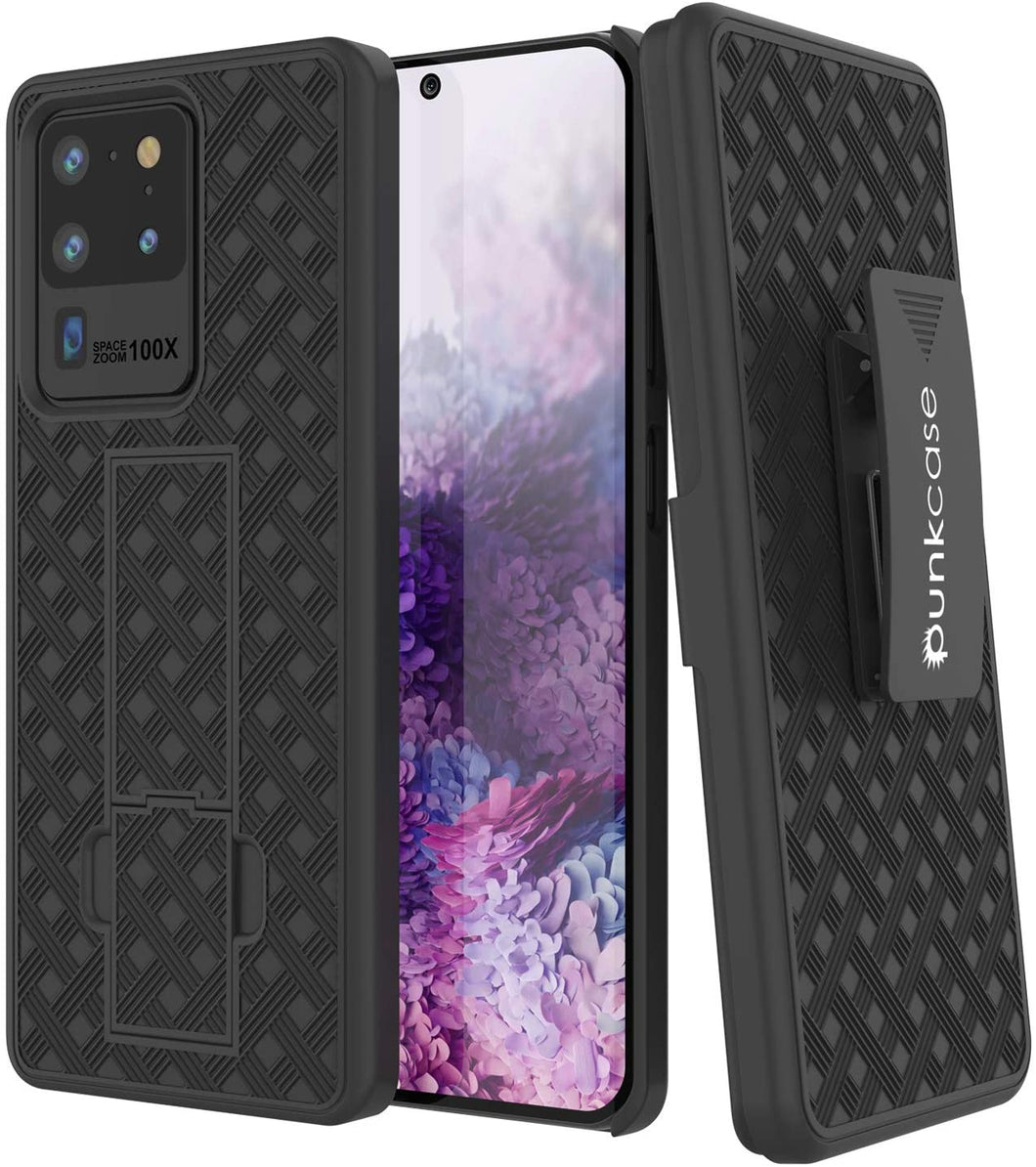 Galaxy S24 Ultra Case, Punkcase Holster Belt Clip With Screen Protector [Pink]