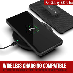 Galaxy S24 Ultra Case, Punkcase Holster Belt Clip With Screen Protector [Dark Green]
