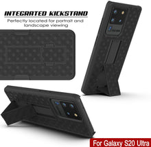 Load image into Gallery viewer, Galaxy S24 Ultra Case, Punkcase Holster Belt Clip With Screen Protector [Purple]
