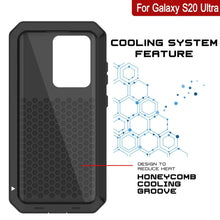 Load image into Gallery viewer, Galaxy S20 Ultra Metal Case, Heavy Duty Military Grade Rugged Armor Cover [Black]
