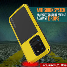Load image into Gallery viewer, Galaxy S20 Ultra Metal Case, Heavy Duty Military Grade Rugged Armor Cover [Neon]
