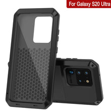 Load image into Gallery viewer, Galaxy S20 Ultra Metal Case, Heavy Duty Military Grade Rugged Armor Cover [Black]
