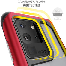 Load image into Gallery viewer, Galaxy S20 Ultra Military Grade Aluminum Case | Atomic Slim Series [Red]
