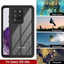 Load image into Gallery viewer, Galaxy S20 Ultra Water/Shockproof [Extreme Series] With Screen Protector Case [Black]
