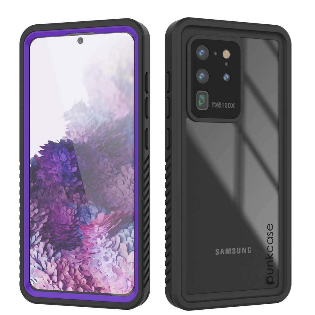 Galaxy S20 Ultra Water/Shockproof [Extreme Series] Slim Screen Protector Case [Purple]