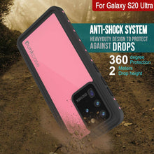 Load image into Gallery viewer, Galaxy S20 Ultra Waterproof Case PunkCase StudStar Pink Thin 6.6ft Underwater IP68 Shock/Snow Proof
