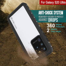 Load image into Gallery viewer, Galaxy S20 Ultra Waterproof Case, Punkcase StudStar White Thin 6.6ft Underwater IP68 Shock/Snow Proof
