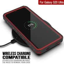 Load image into Gallery viewer, Galaxy S20 Ultra Waterproof Case PunkCase StudStar Red Thin 6.6ft Underwater IP68 Shock/Snow Proof
