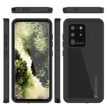 Load image into Gallery viewer, Galaxy S20 Ultra Waterproof Case PunkCase StudStar Black Thin 6.6ft Underwater IP68 Shock/Snow Proof
