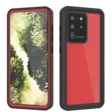 Load image into Gallery viewer, Galaxy S20 Ultra Waterproof Case PunkCase StudStar Red Thin 6.6ft Underwater IP68 Shock/Snow Proof
