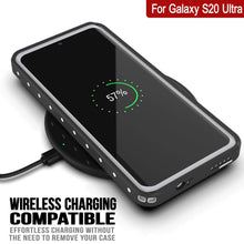 Load image into Gallery viewer, Galaxy S20 Ultra Waterproof Case, Punkcase StudStar White Thin 6.6ft Underwater IP68 Shock/Snow Proof
