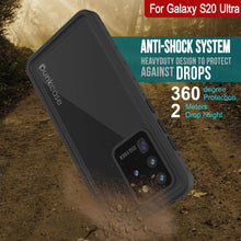 Load image into Gallery viewer, Galaxy S20 Ultra Waterproof Case PunkCase StudStar Black Thin 6.6ft Underwater IP68 Shock/Snow Proof
