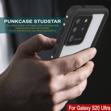 Load image into Gallery viewer, Galaxy S20 Ultra Waterproof Case, Punkcase StudStar White Thin 6.6ft Underwater IP68 Shock/Snow Proof
