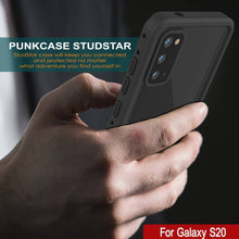 Load image into Gallery viewer, Galaxy S20 Waterproof Case PunkCase StudStar Black Thin 6.6ft Underwater IP68 Shock/Snow Proof
