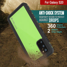 Load image into Gallery viewer, Galaxy S20 Waterproof Case PunkCase StudStar Light Green Thin 6.6ft Underwater IP68 ShockProof
