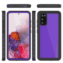 Load image into Gallery viewer, Galaxy S20 Waterproof Case PunkCase StudStar Purple Thin 6.6ft Underwater IP68 Shock/Snow Proof
