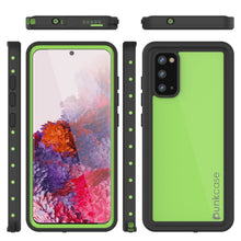 Load image into Gallery viewer, Galaxy S20 Waterproof Case PunkCase StudStar Light Green Thin 6.6ft Underwater IP68 ShockProof
