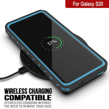 Load image into Gallery viewer, Galaxy S20 Waterproof Case PunkCase StudStar Light Blue Thin 6.6ft Underwater IP68 ShockProof
